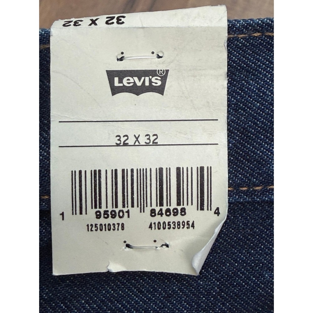 Levi's 501 Original Fit Jeans 32x32 Dark Wash Button Fly NWT - Picture 8 of 10